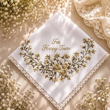 Personalized Bridal Handkerchief, Something Blue Wedding Gift, Custom Embroidered Bride Hankie, Wedding Day Keepsake